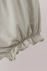 Sage pumpkin embroidery bow ruffle bloomer set