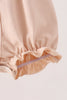 Khaki Pumpkin Smocked Ruffle Bubble