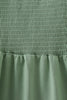 Sage smocked mom dress