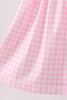 Pink Jack-O-Lantern  Applique Ruffle Dress