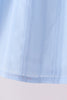 Blue Floral Smocked Lace Ruffle Pants Set
