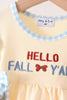 Hallo Fall Y'ALL Pumpkin Ruffle Bubble