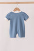 Blue Hallo Fall Y'ALL Pumpkin Romper