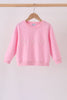 Pink bow pearl mom&me sweatshirt
