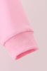Pink bow pearl mom&me sweatshirt