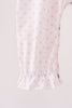 Pink bow pearl romper