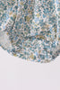 Sage Floral Blessed Smocked Ruffle Bubble