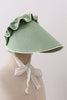 Sage lace bonnet