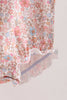 Pink Pumpkin Floral Embroidery Bubble