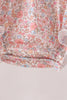 Pink Pumpkin Floral Embroidery Bubble