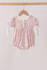 Pink Pumpkin Floral Embroidery Bubble