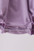 Purple character embroidery ruffle bubble