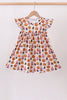Pumpkin ruffle dress