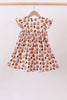 Pumpkin ruffle dress