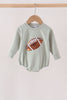 Sage football sequin bubble