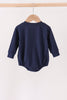 Navy football sequin bubble