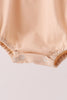 Khaki pumpkin applique bubble