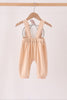 Khaki pumpkin applique romper