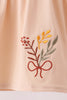 Khaki floral smocked bloomer set