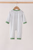 Green tools embroidery romper