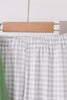 Green tools embroidery pants set