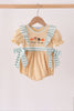 God is great god is good embroidery ruffle bubble