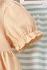 God is great god is good embroidery ruffle pants set
