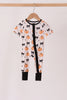 Bow pumpkin bamboo romper