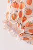 Pumpkin Bow Ruffle Bubble