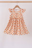Pumpkin Bow Ruffle Dress
