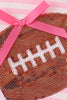 Pink football sequin stripe dress