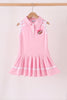 Pink football sequin dress