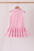 Pink football sequin dress