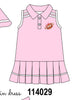 Pink football sequin dress