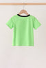 Green embroidery top