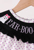 Black Ghost Embroidery Pants Set