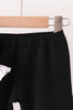 Black Ghost Embroidery Pants Set