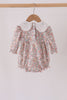 Floral smocked lace bubble