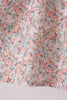 Floral smocked lace dress
