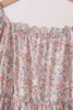 Floral print tiered mom dress