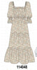 Floral print tiered mom dress