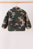 Forest camouflage fleece jacket