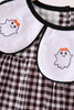 Pink Ghost Embroidery Pants Set