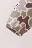 Camouflage deer embroidery hoodie