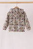 Camouflage deer embroidery hoodie