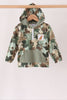 Camouflage puppy embroidery hoodie