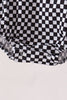 Black car embroidery checkered bubble