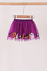 Purple pumpkin ghost sequin tutu skirts