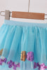 Blue sweet sequin tutu skirts