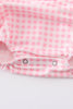 Pink nutcracker embroidery girl bubble